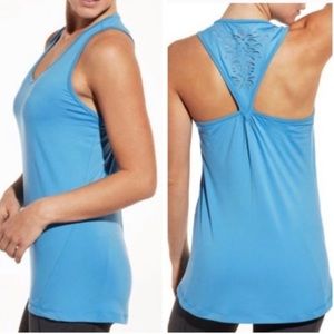 Calia by Carrie Underwood Move Laser Cut Tank Top